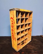 Cassetta Coca Cola In Legno Vintage Pubblicitario