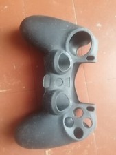 CUSTODIA COVER SILICONE CONTROLLER JOYSTICK PAD SONY PLAYSTATION 4 PS4 Nero V1 