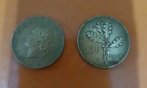 Moneta lire del 1958 - lire,