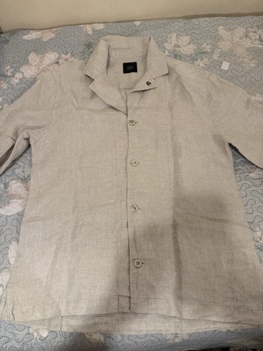 Camicia 100 lino - lino, realizzata