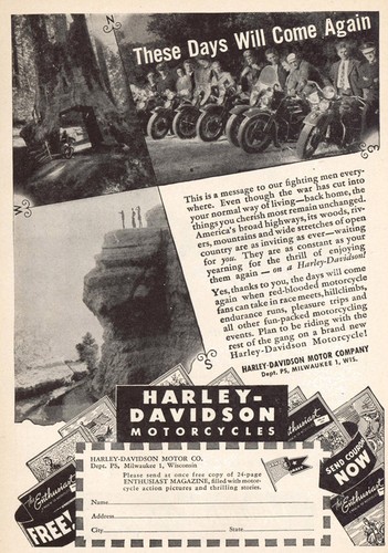 1944 harley davidson questi - harley, davidson: