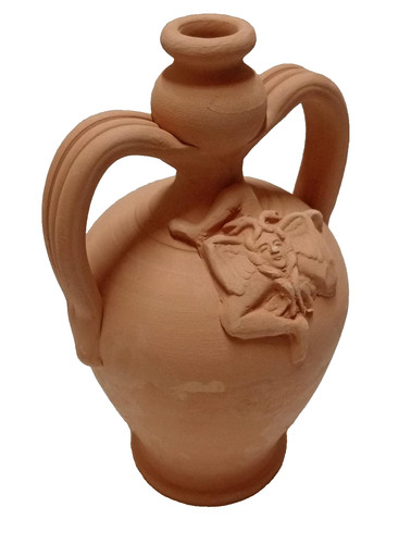 Anfora terracotta con - in,