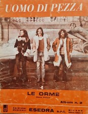 LE ORME . Uomo Di Pezza  . 1972. Spartito Musicale . Ottime condizioni