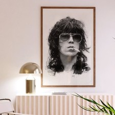 Keith Richards Poster, Vintage