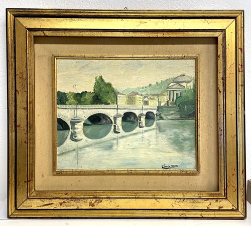 Quadro dipinto olio ferrero - olio, c.