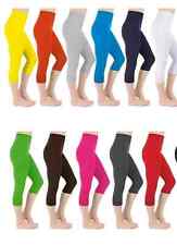 Leggings donna cotone 3/4