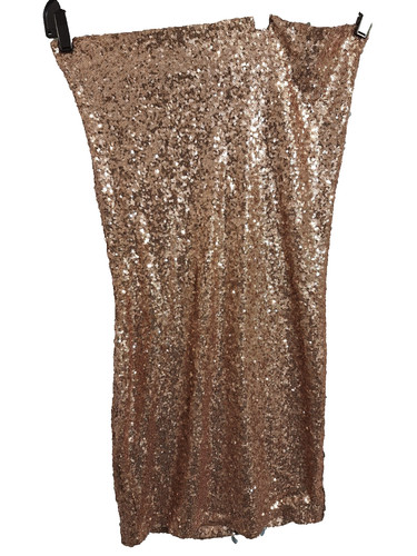 Mini abito donna oro rosa