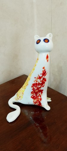 Gatto soprammobile murano - gatto,