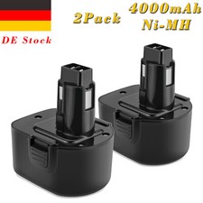 2x Batteria per Dewalt 12V 4000mAh Ni-MH DW981 DW979 DW972 DC740K-2 DW912 DW907K-2