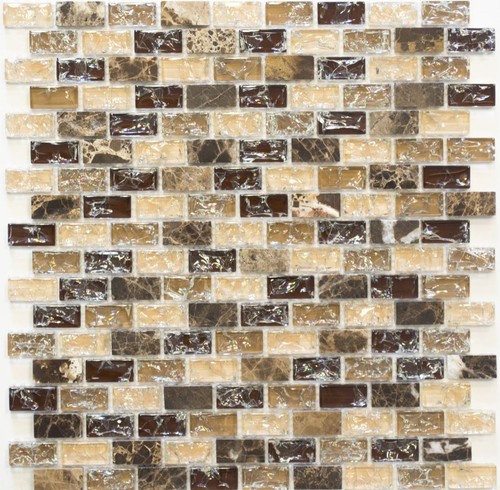 Mosaico vetro marrone scuro - mosaico,