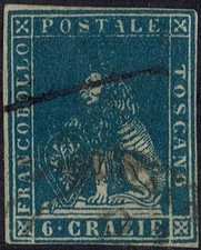 TOSCANA - 6 cr. azzurro cupo