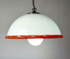 Lampadario Calotta Vetro