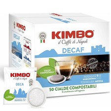 Cialde Caffè Kimbo Miscela Decaffeinata Formula Bar Espresso Dek Filtro 44 MM