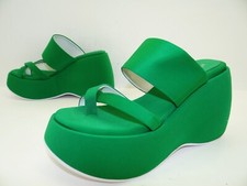 Sandali infradito Jeffrey Campbell Vibe plateau scarpe da donna numero 37 verde