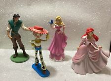 PERSONAGGI DISNEY FLYNN RIDER ARIEL LA SIRENETTA JESSIE TOY STORY AURORA GOMMA