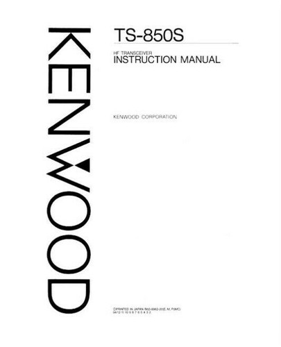 Instruction manual kenwood - instruction,