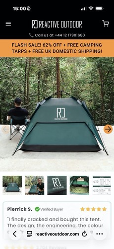 Tenda campeggio reactive - campeggio,
