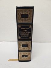 Easton Press Webster's Third New International Dictionary Unabridged 2002