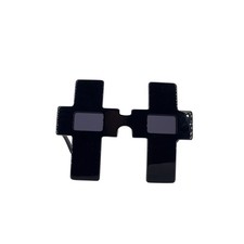 Occhiali da sole autentici Jeremy Scott by Linda Farrow neri JS/Cross/1 140 mm