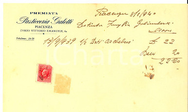 1940 piacenza premiata - 1940,
