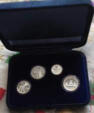 Storia della Lira nella Repubblica Italiana -Cofanetto 4 monete argento FS 54-58
