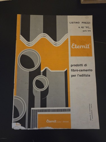 Eternit listino prezzi - , 1978