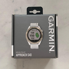 OROLOGIO GPS GOLF GARMIN APPROACH S40 con navigazione golf INOX BIANCO usato