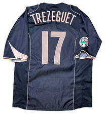 maglia calcio vintage Juventus Trezeguet Nike shirt 2004 2005 jersey Sky XL