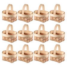  12 Pcs Cestino Intrecciato