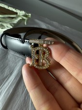 Cintura Burberry in pelle con