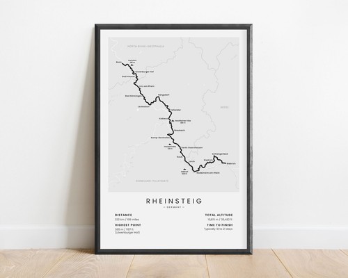 Stampa rheinsteig trail - stampa, |