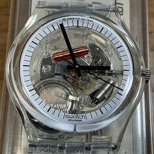 swatch JELLY FISH style 1998 - Vedi Thru - Trasparente (COME NUOVO) Vers. # 2 - 34 mm