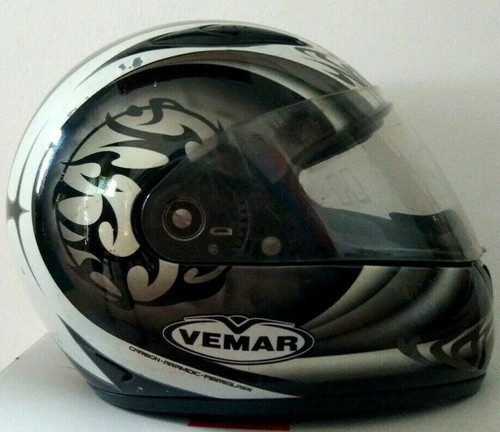 Casco moto vemar carbon - -,