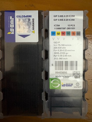 Gip3 00e ic354 iscar - gip3.00e-0.20, ic354/iscar