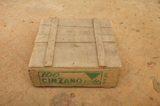 CASSA/SCATOLA IN LEGNO CINZANO