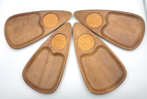 Set vassoi snack vintage - vassoi,