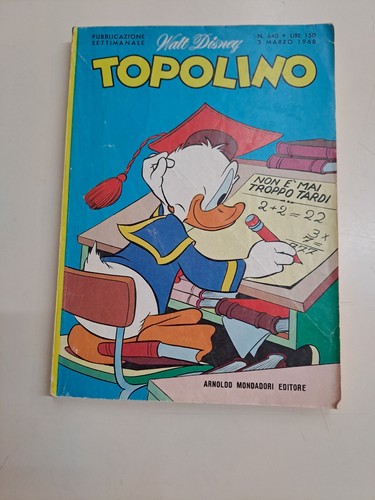 Topolino numero 640 - topolino, 640,del