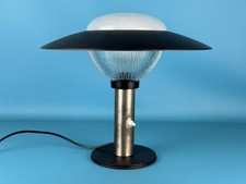 Lampada Da Tavolo In Metallo E Vetro Design Italiano Anni ‘60