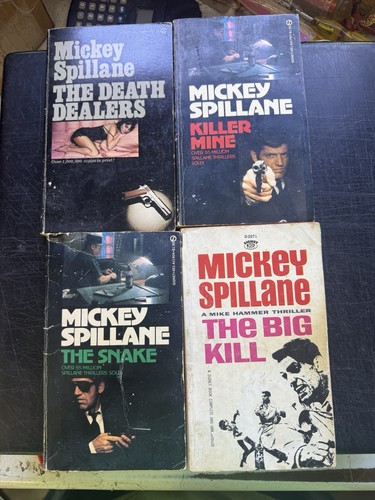 Mickey spillane paperback book - spillane,