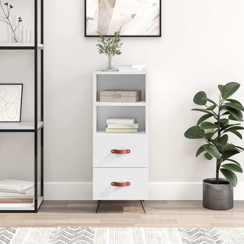 Vidaxl credenza bianco lucido - credenza,