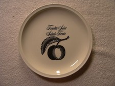 4 Teller 21 cm FRÜCHTE SALAT