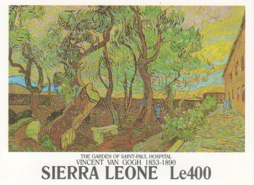 Sierra leone 1992 dipinto - leone,