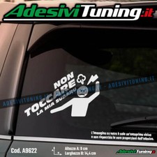 Adesivo Non Toccare la mia Subaru Sticker Decal Tuning