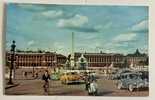 Cartolina Parigi con VESPA PIAGGIO  anni '50