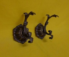 ✅ ANTICA COPPIA APPENDIABITI IN BRONZO EPOCA 900 ANTIQUE - 3537