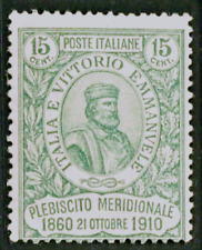 REGNO 1910 GARIBALDI 15 + 5