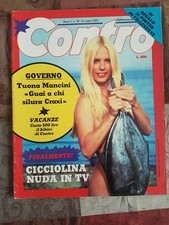 CICCIOLINA Ilona Staller - Gilles Villeneuve - rivista Contro  luglio 1979 rara