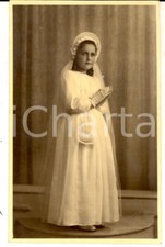 1945 MILANO Bambina alla Prima Comunione *Foto G. CITELLI via FARINI