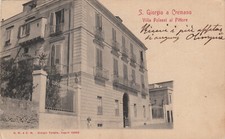 NP4127 - SAN GIORGIO A CREMANO NAPOLI - VILLA PALAZZI AL PITTORE VIAGGIATA 1903