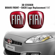 Adesivo Fiat 3D Ricambio Logo